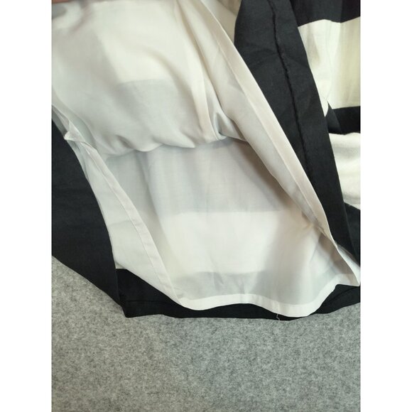 The Loft Dress Womens Size 2 Linen Blend Striped Fit & Flare Classic Summer - Picture 8 of 14